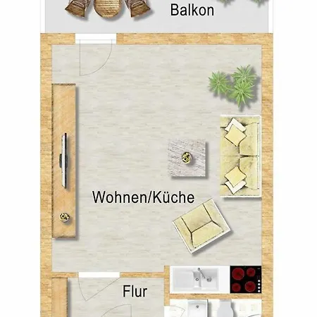 Fewo Fordeklar דירה *
